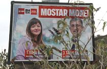 Wahlplakat in Mostar