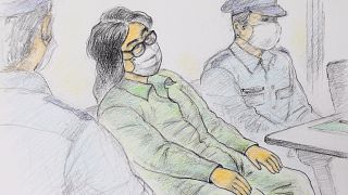 القاتل الياباني الملقب بسفاح تويتر خلال محاكمته في طوكيو