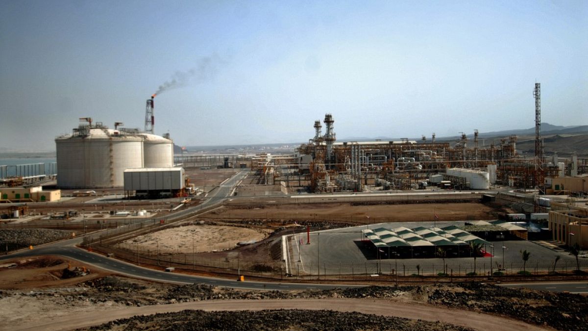 Photo d'archives : l'usine gazière de Balhaf (Yémen), le 05/06/2010