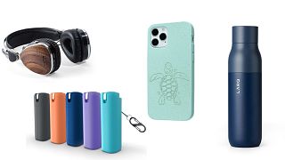 Headphones, hand sanitisers and water bottles - tech gadgets you can give your friends or family for Christmas.