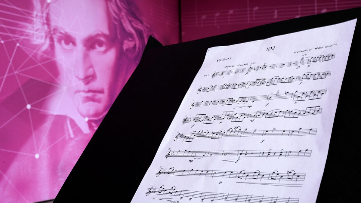 Beethoven mit Noten