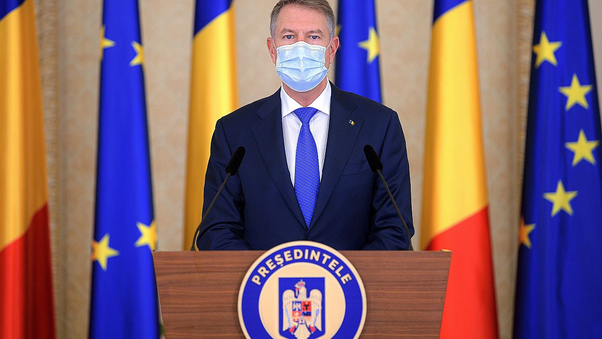 Klaus Iohannis román államfő - Bukarest, 2020. december 14. 