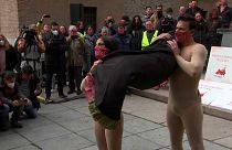 Protesta en Madrid por la situación de los tablaos flamencos