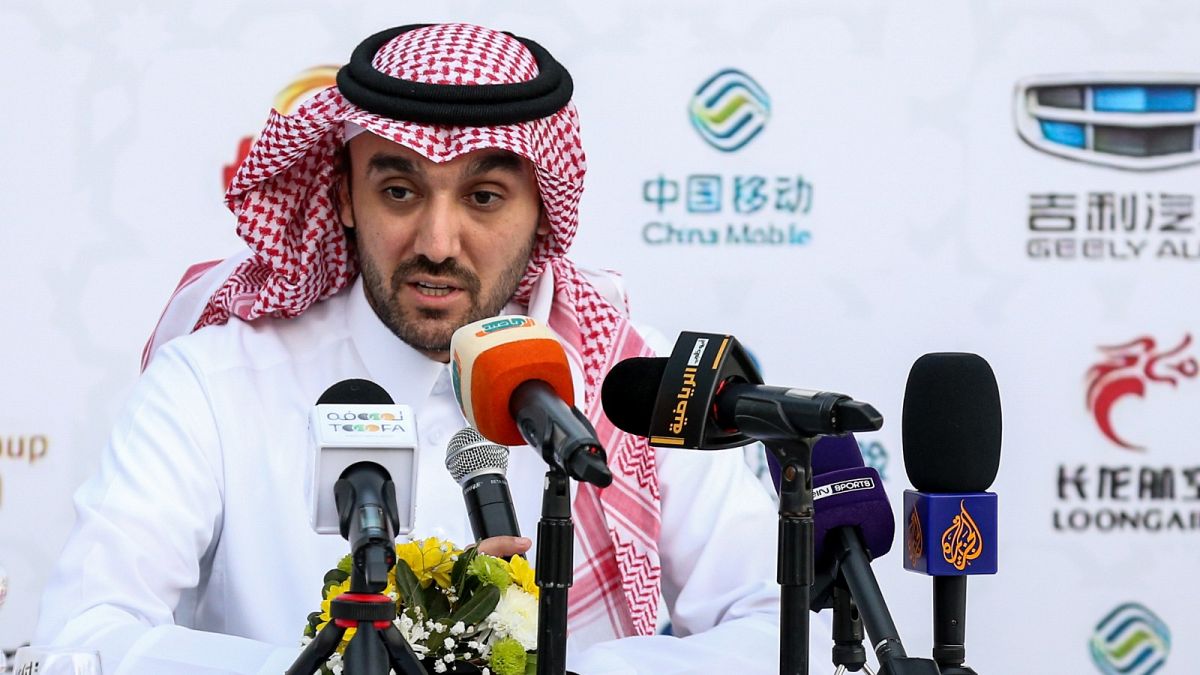 وزير الرياضة والشباب السعودي عبد العزيز بن تركي الفيصل آل سعود - عمان