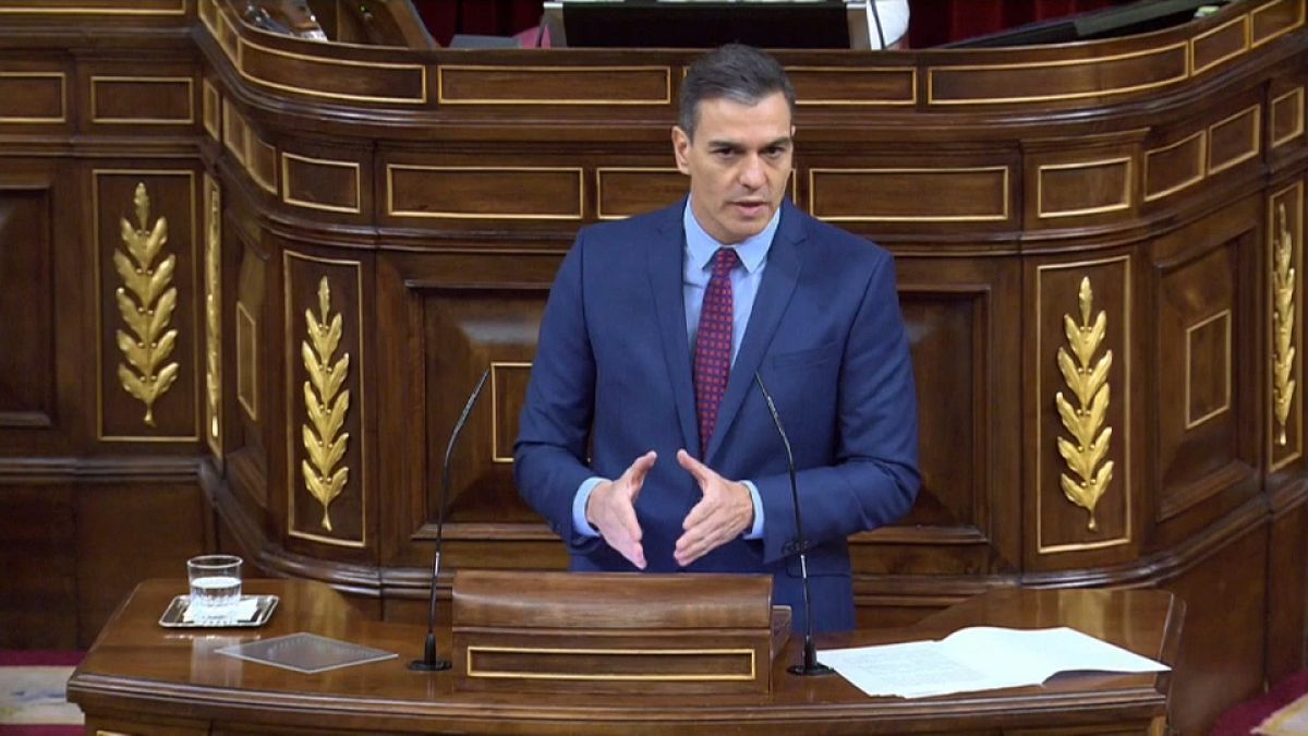 Pedro Sánchez en el Parlamento 