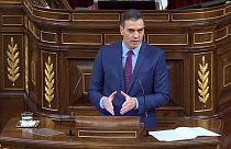 Pedro Sánchez en el Parlamento