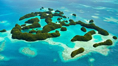 Palau is a nation of islands in Micronesia.