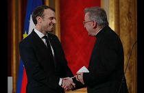Luigi Ventura con Emmanuel Macron