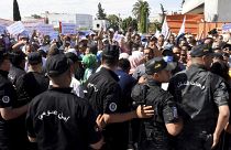 protesta in Tunisia