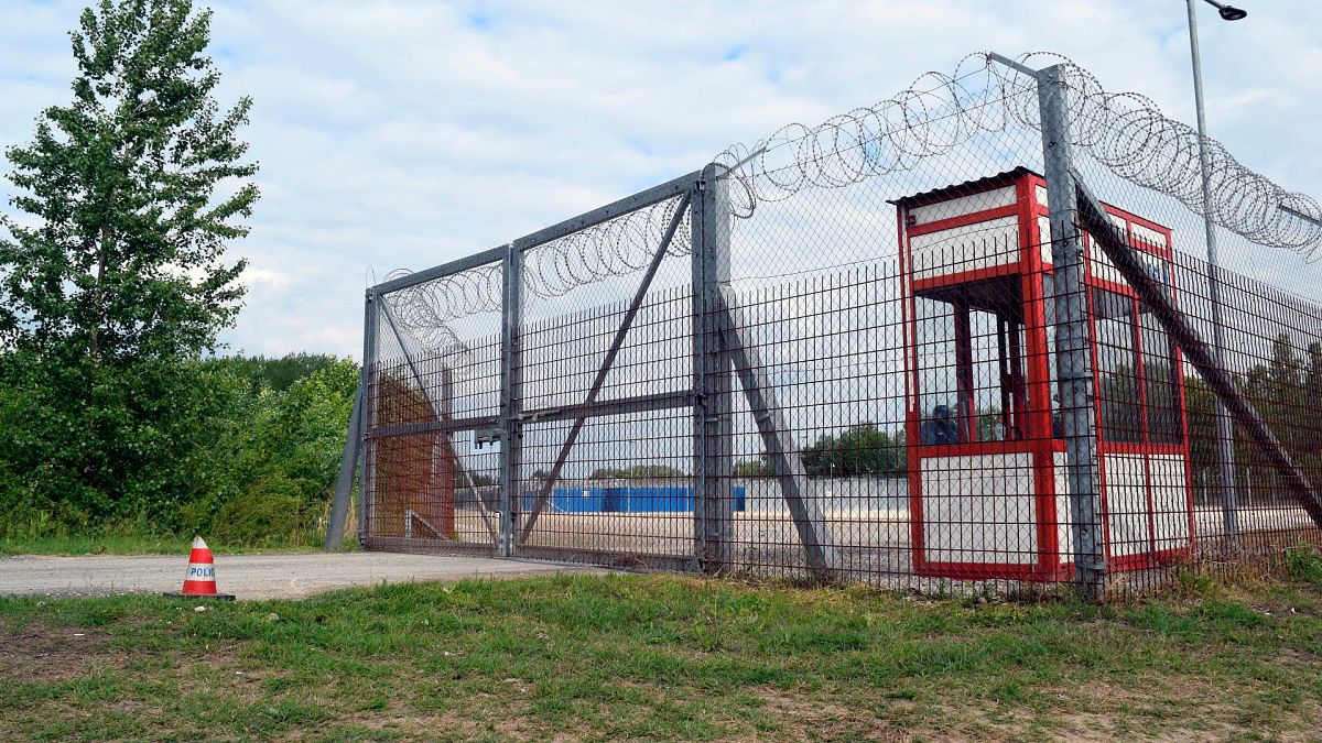 In this Tuesday, May 7, 2019 file photo the transit zone for asylum seekers is pictured in Roszke, Hungary.