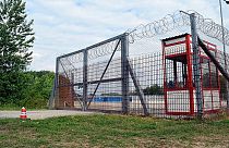 منطقة عبور طالبي اللجوء في روسكي ، المجر/7 أيار/مايو 2019