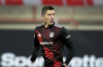 Bayern's Robert Lewandowski 