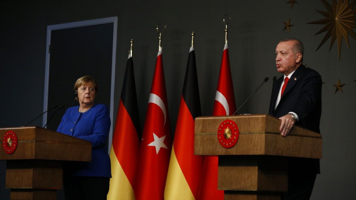 Merkel Erdoğan (Arşiv)