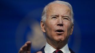 President-elect Joe Biden announces his climate and energy team nominees and appointees at The Queen Theater in Wilmington Del., Saturday, Dec. 19, 2020. 