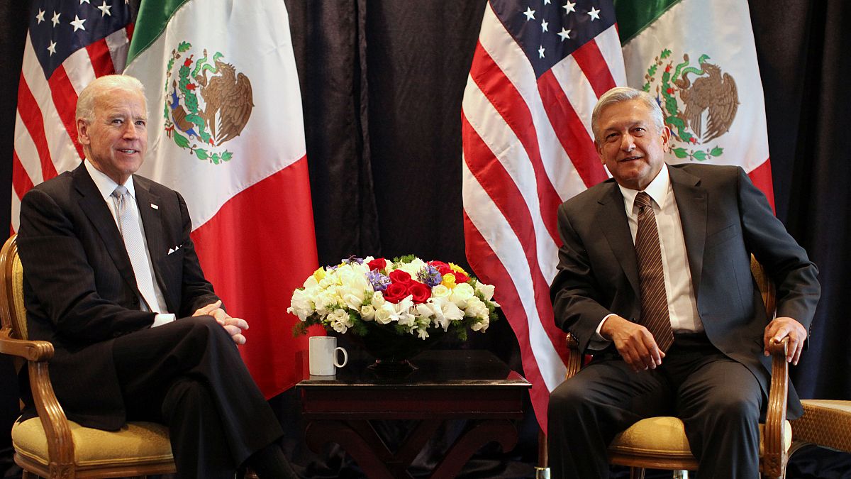 Meksika Devlet Başkanı Andres Manuel Lopez Obrador // ABD'de başkanlığa seçilen Joe Biden (arşiv)