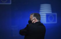Orbán Viktor a brüsszeli EU-csúcson
