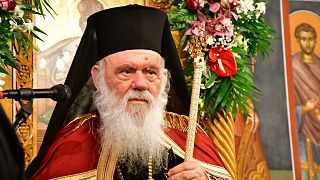 Greece's Orthodox Church Archbishop Ieronymos