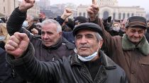 Αντικυβερνητικοί διαδηλωτές στην πρωτεύουσα της Αρμενίας