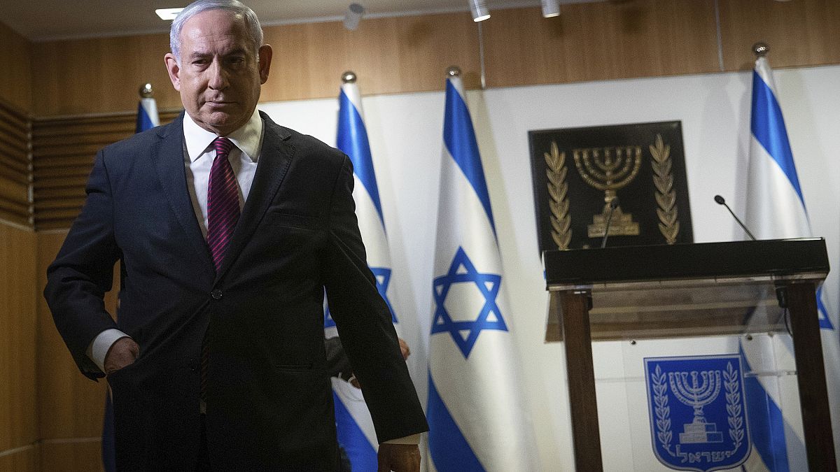 Ο πρωθυπουργός του Ισραήλ Μπένιαμιν Νετανιάχου μετά την διάλυση της Βουλής και την προκήρυξη πρόωρων εκλογών.