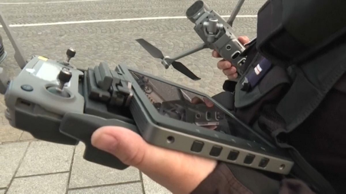La police s'entraîne à l'usage des drones