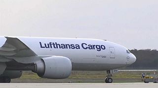 Un avion cargo de Lufthansa