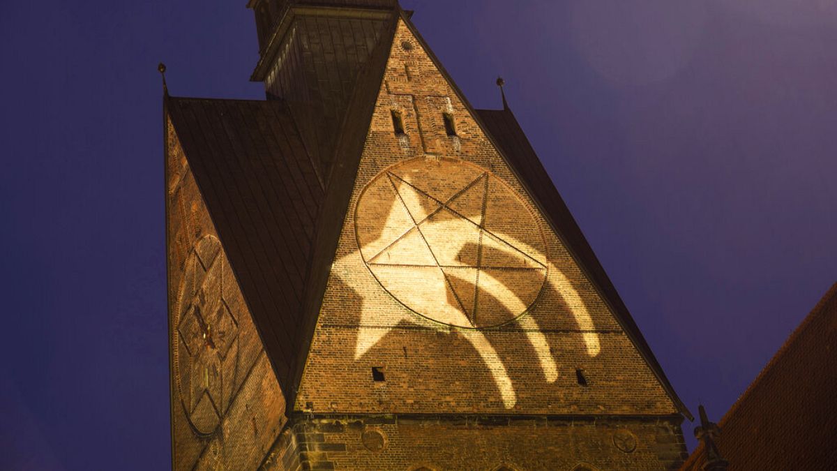 Marktkirche Hannover am Tag vor Weihnachten 2020