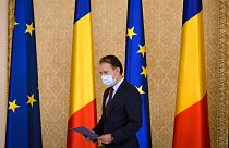 Florin Cîțu az új román kormány eskütételén 2020. december 23-án