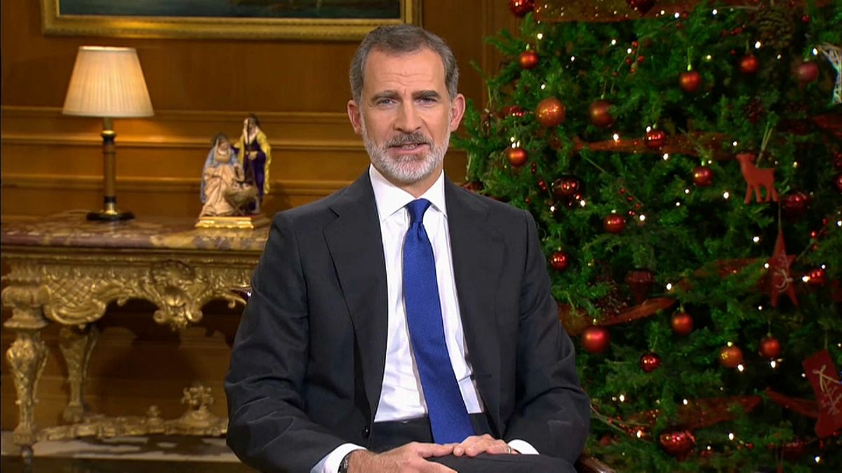 El rey de España en su mensaje de Navidad