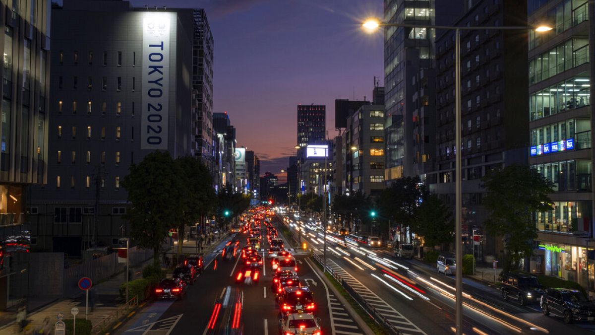 Japonya'nın başkenti Tokyo'da trafik