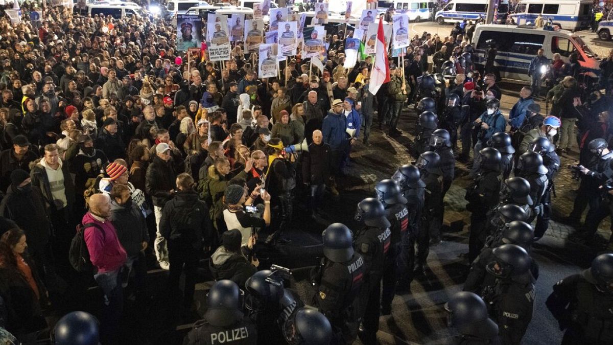 Protest der Querdenken-Bewegung in Stuttgart am 07.11.2020