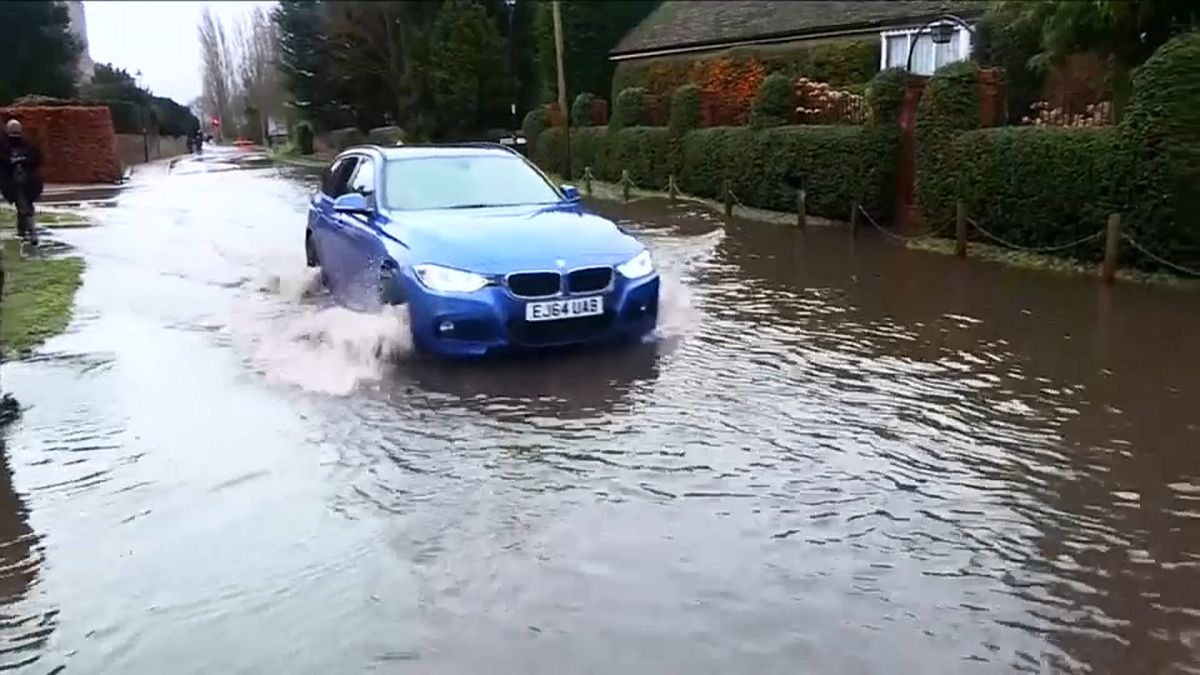 Flooding and disruption in southern England and Wales as Storm Bella lashes the UK