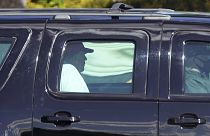 Donald Trump am Sonntag beim Verlassen des Trump International Golf Club in West Palm Beach