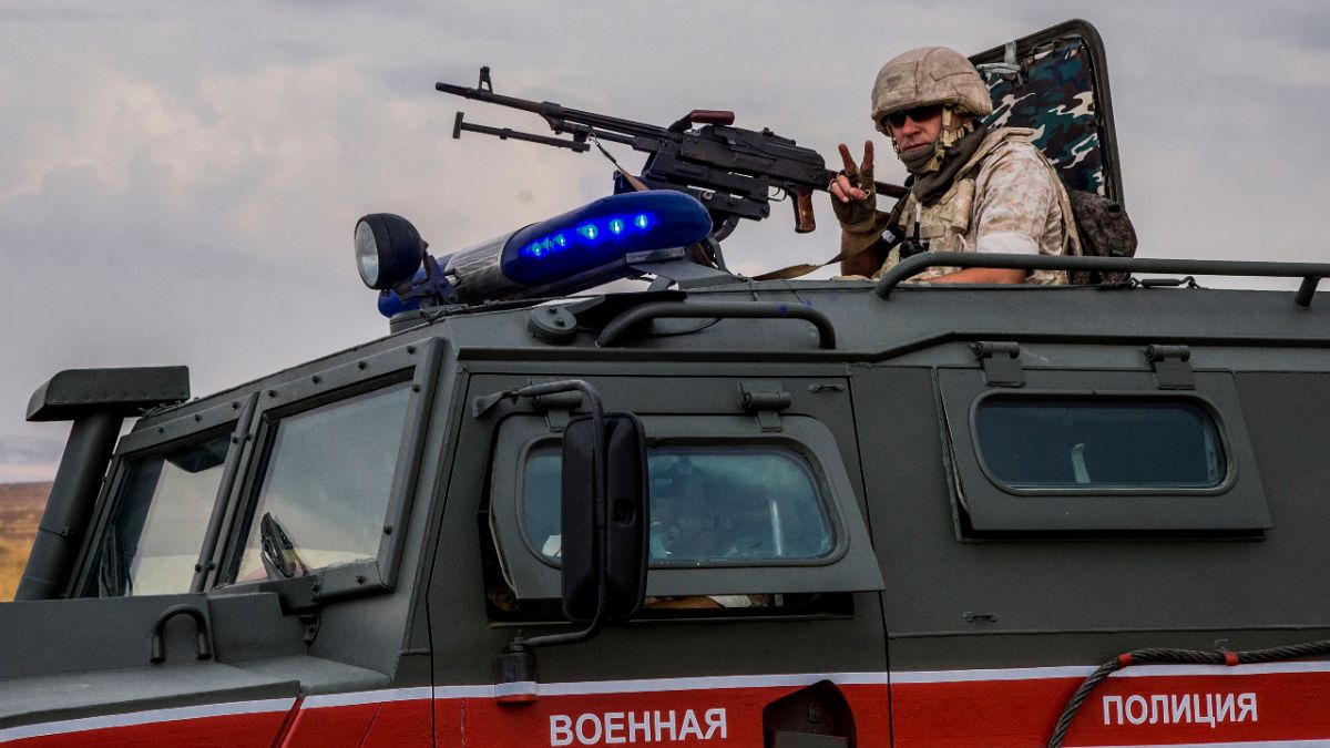 Türkiye sınırına yakın noktada görev yapan Rus askeri 