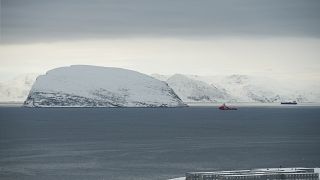 An inlet from the Barents Sea, near to where the vessel sank.