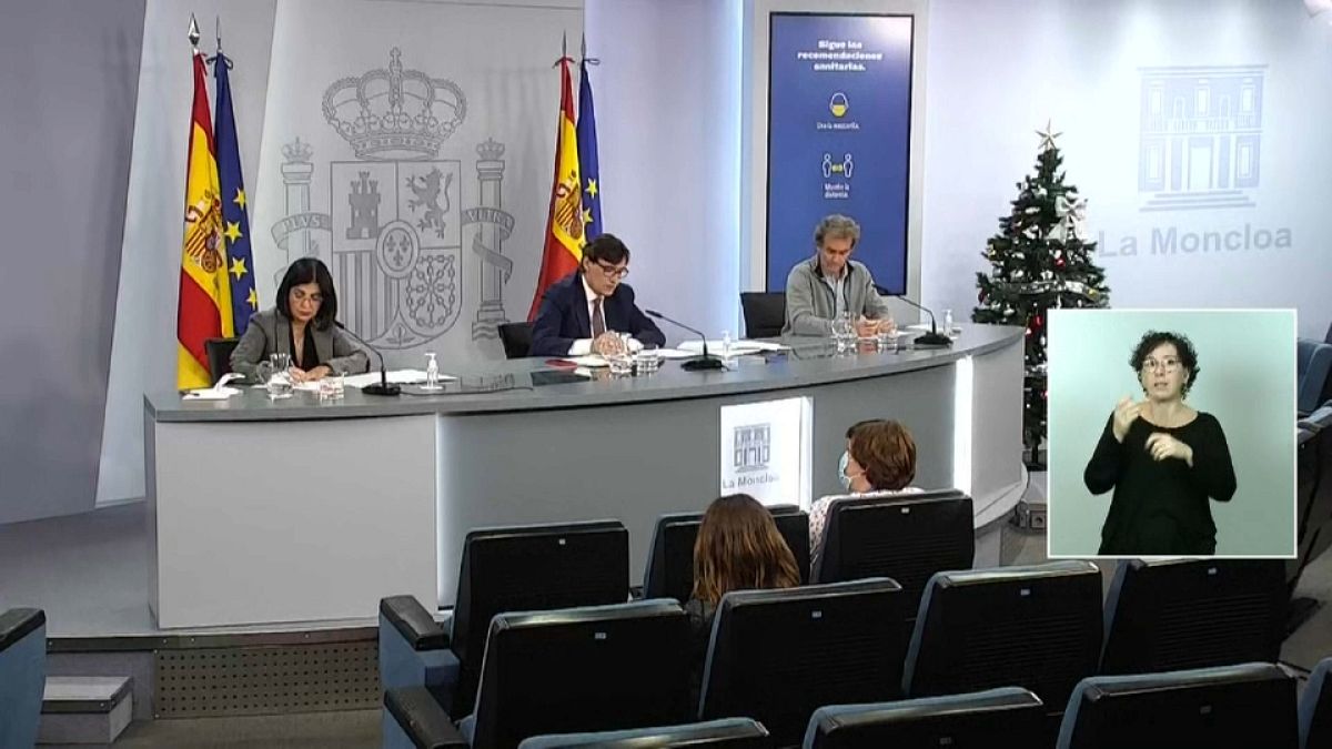 Rueda de prensa de las autoridades sanitarias españolas sobre la COVID-19