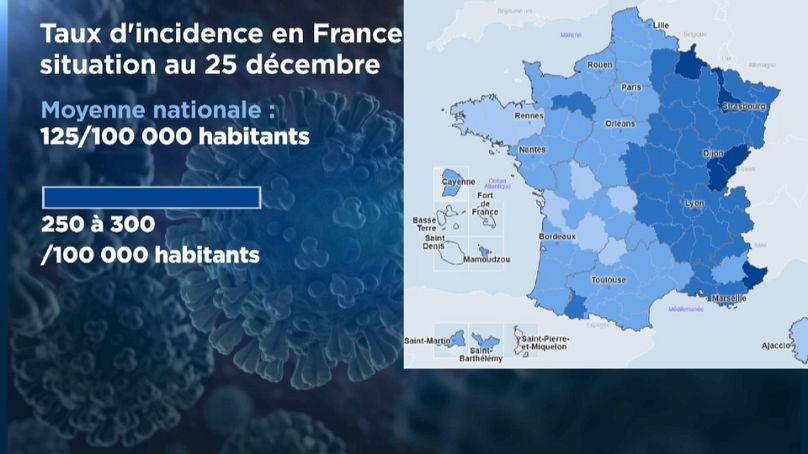 Euronews/ données Santé Publique France