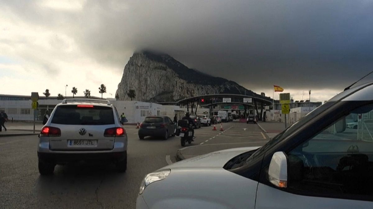 Paso fronterizo entre España y Gibraltar