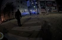 Nashville : le moment après l'explosion filmé par la caméra portative d'un policier