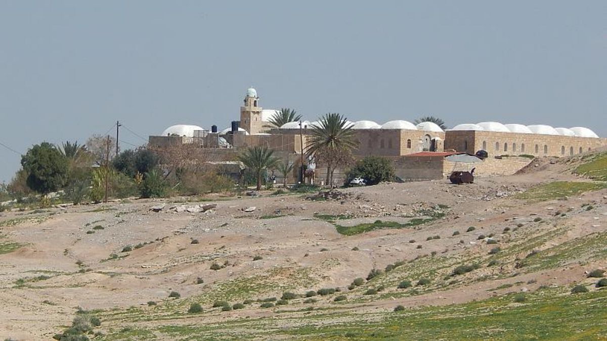 مقام النبي موسى في منطقة أريحا بالضفة الغربية