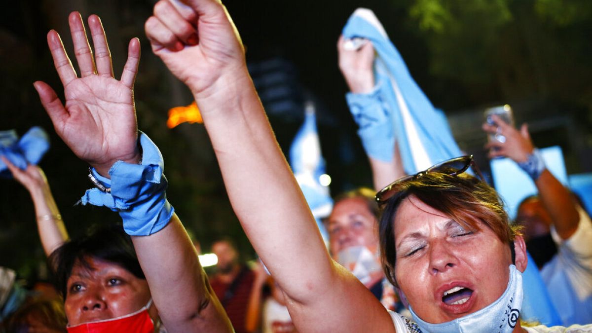 Διαδήλωση στο Μπουένος Άιρες υπέρ των αμβλώσεων