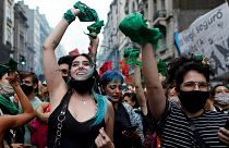 شادی شماری از زنان برای برخورداری از حق سقط جنین در آرژانتین