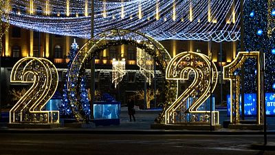 تصاویری از حال‌وهوای سال نو در مسکو