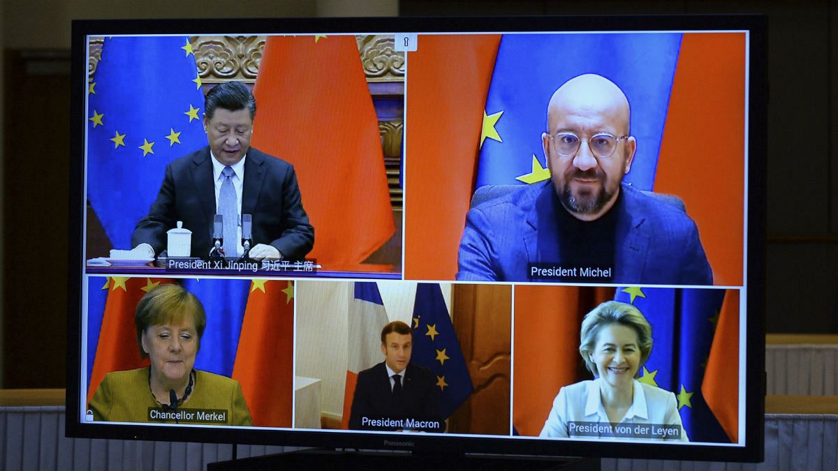 نشست مجازی رهبران اروپا و رئیس جمهوری چین