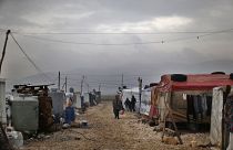 مخيم للاجئين السوريين- لبنان