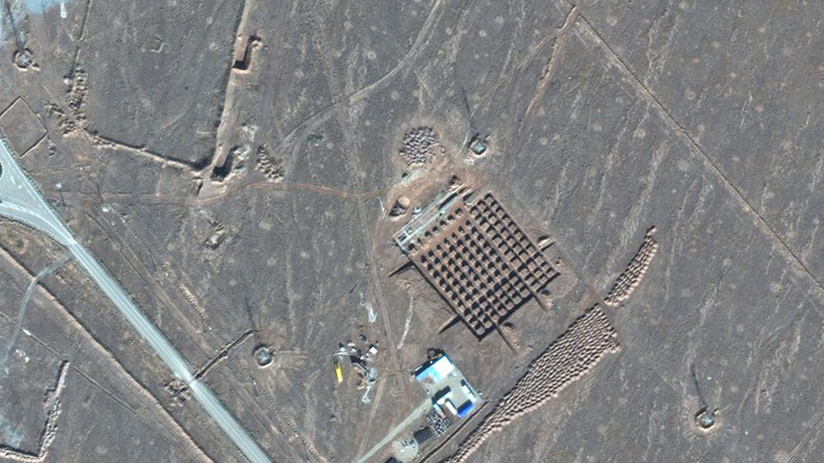 İran'ın Fordo Nükleer tesisleri (Maxar Technologies / Uydu görüntüsü) 