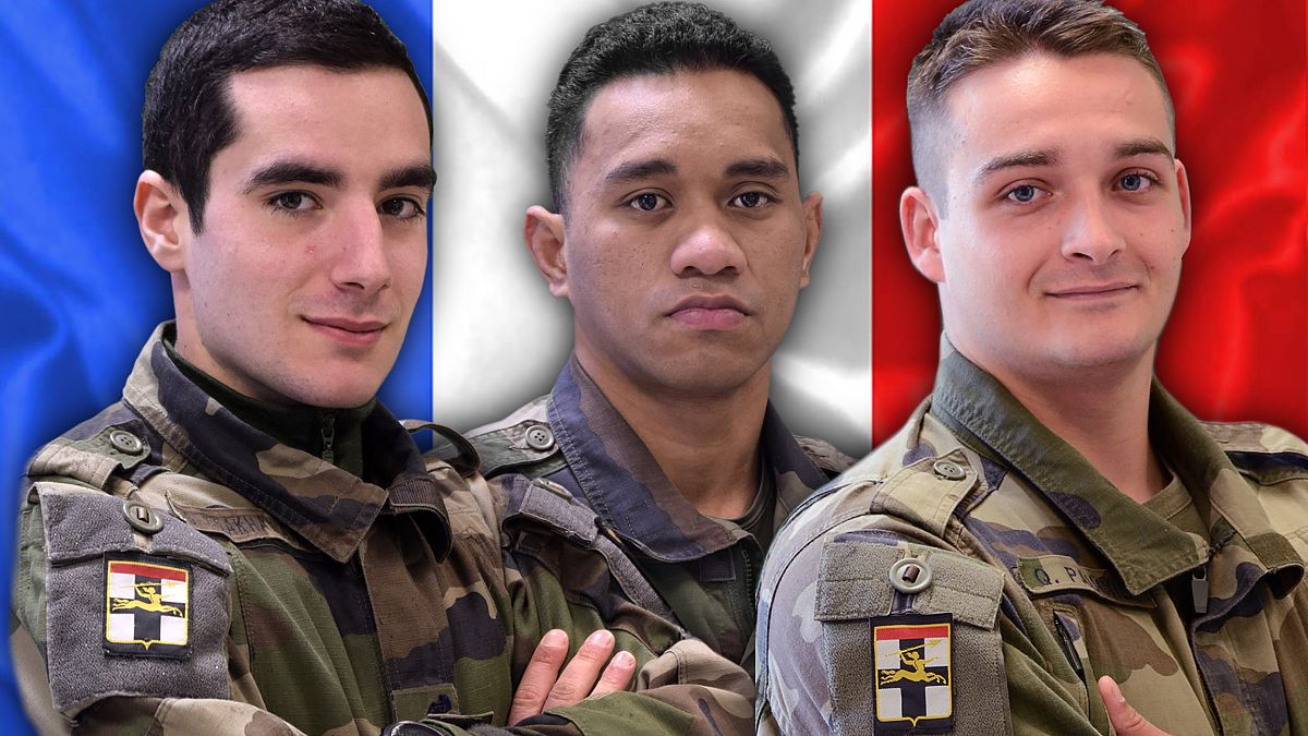 الجنود الفرنسيون الثلاثة الذين قتلوا في مالي 