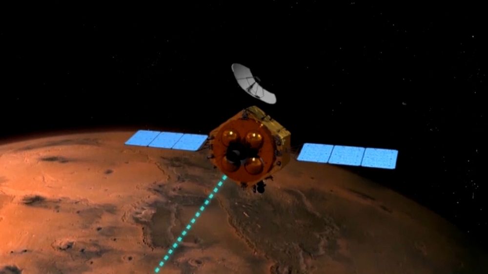 Chinese spacecraft Mars Tianwen-1 is expected to enter the orbit of the red planet next month