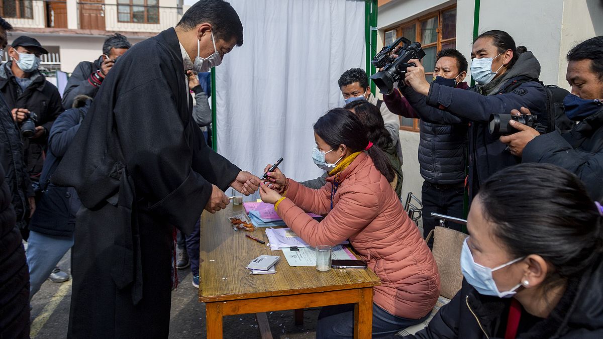 Tibetans in northern India go to the polls to elect government-in-exile