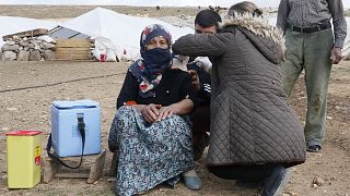 Şanlıurfa'da aşılama Şanlıurfa'da aşılama