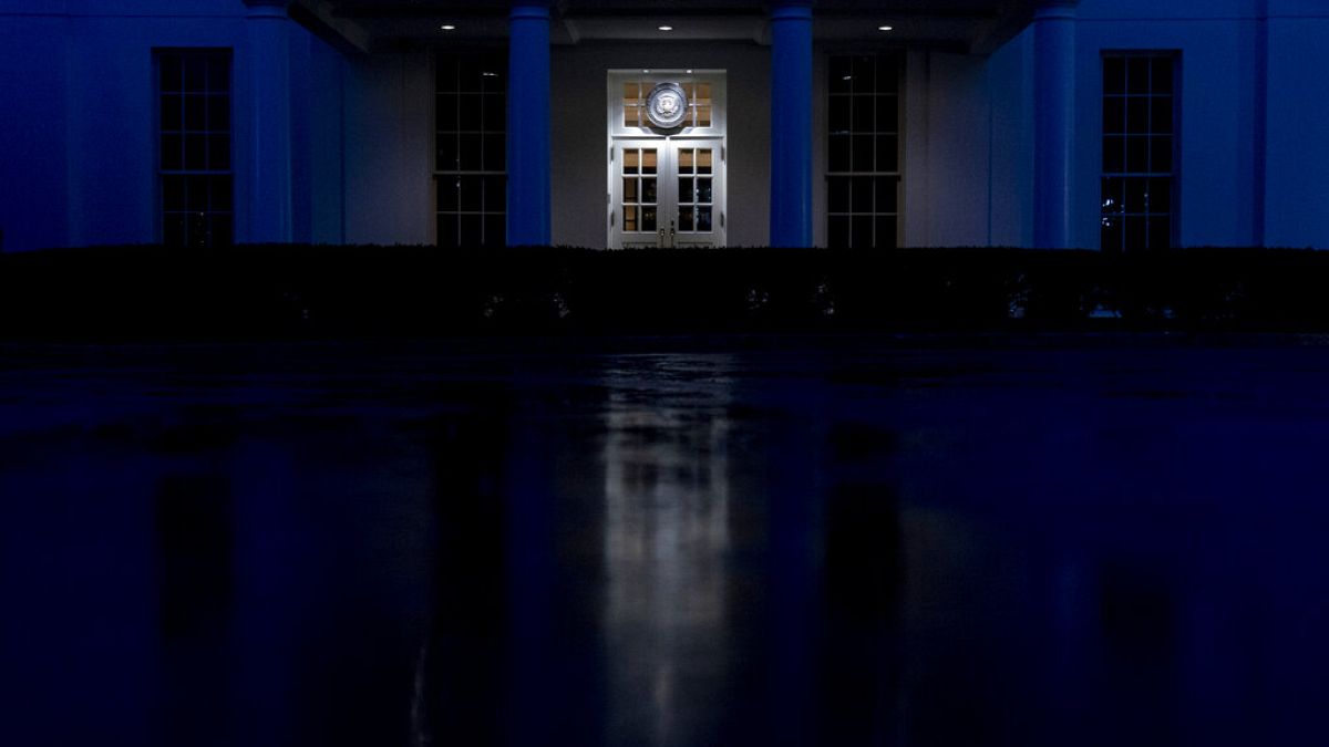Der Westflügel des White House im Januar 2021